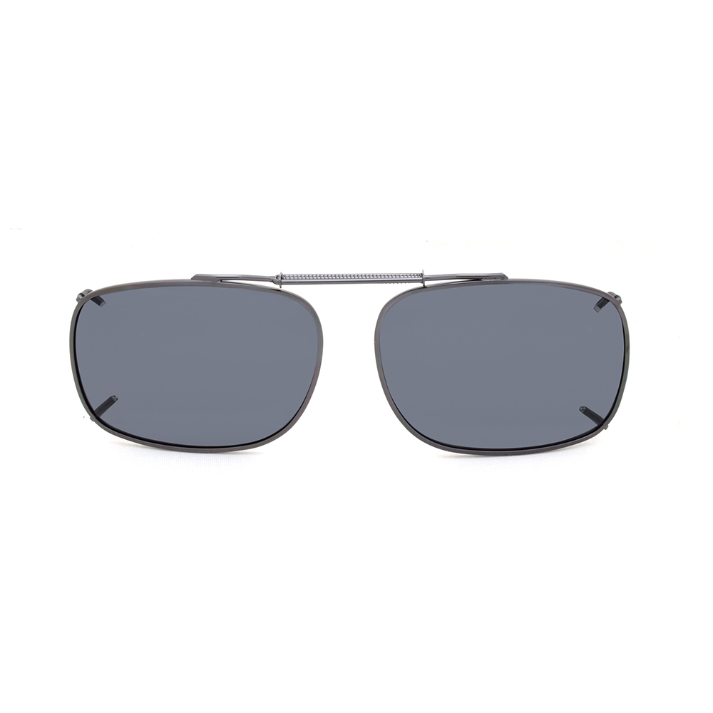 Stalkers Clip On Size 7 Dark Gunmetal Frame / Smoke Polarised Lenses