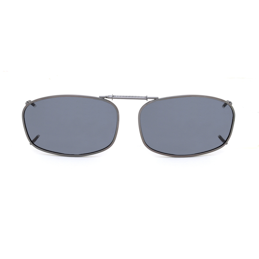 Stalkers Clip On Size 8 Dark Gunmetal Frame / Smoke Polarised Lenses