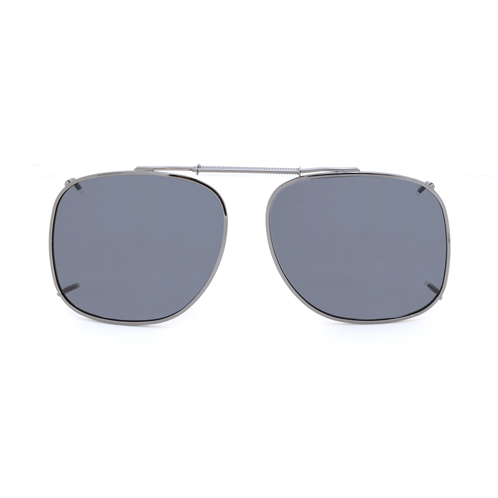 Stalkers Clip On Size 9 Dark Gunmetal Frame / Smoke Polarised Lenses