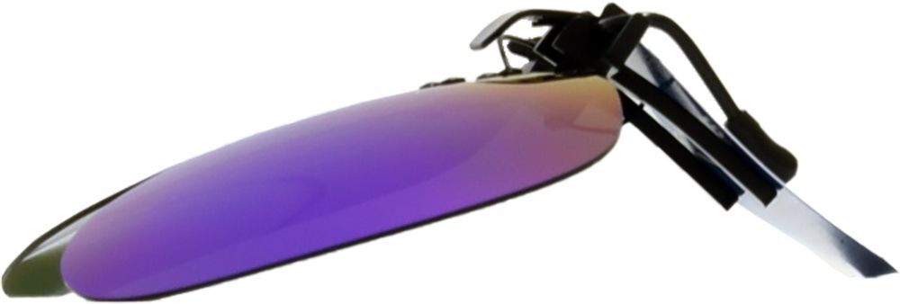 Stalkers Flip Ups Aviator Gunmetal Frame / Blue Revo Polarised Lenses