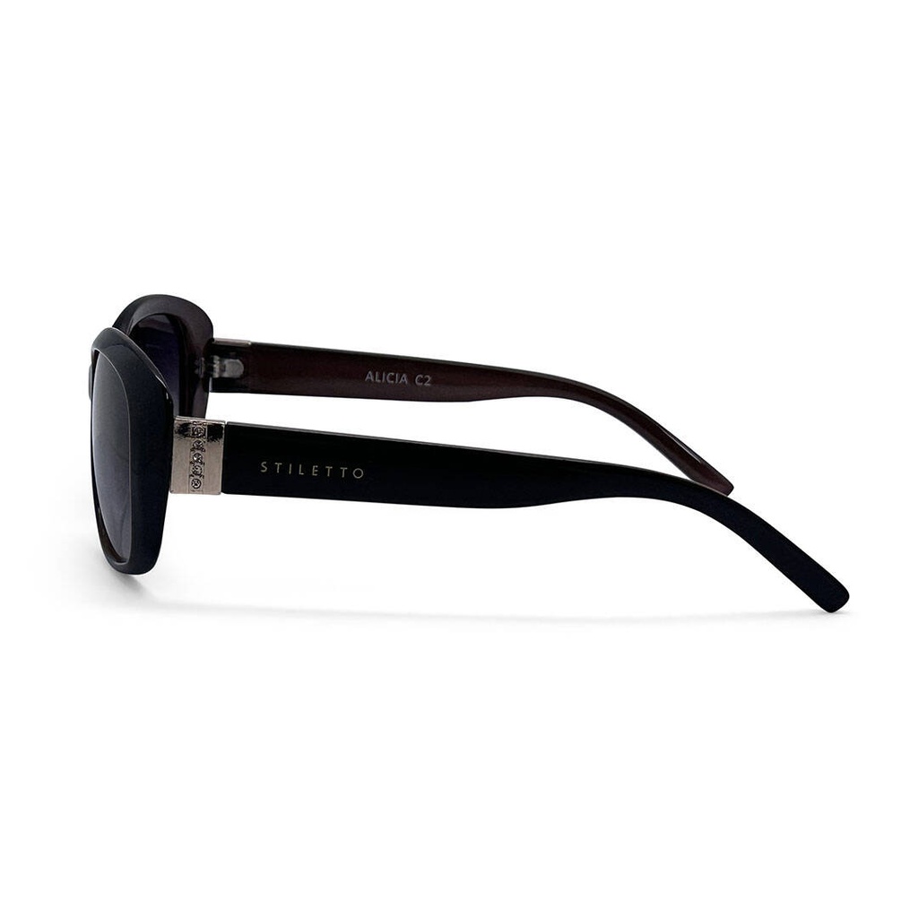Stiletto Alicia C2 Crystal Brown / Smoke Gradient Polarised Lenses