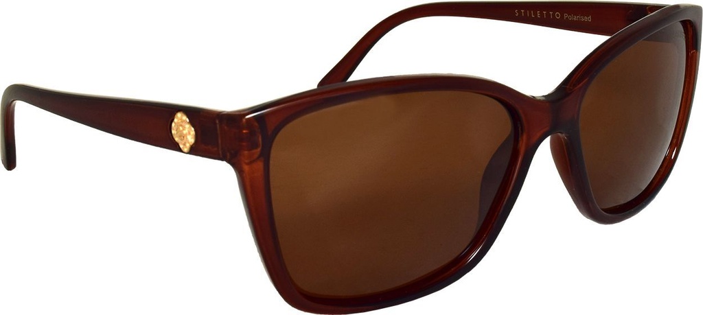 Stiletto Amy C3 Crystal Dark Brown / Brown Polarised Lenses