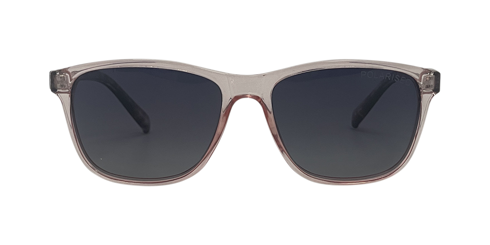 Stiletto April C8 Crystal Peach w Milky Plum / Smoke Gradient Polarised Lenses