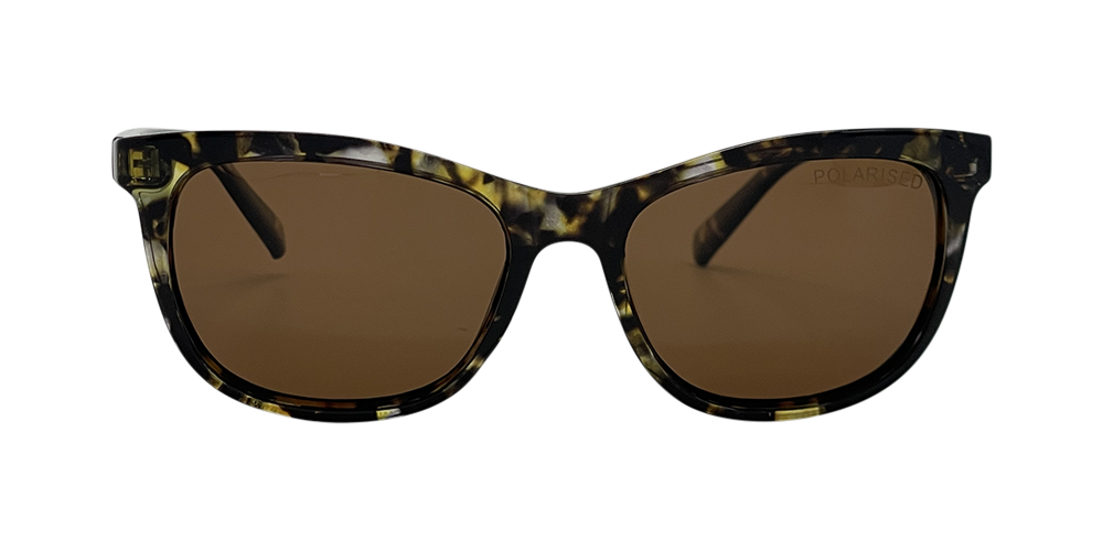 Stiletto Ariel C6 Crystal Rose w Demi Black / Brown Polarised Lenses