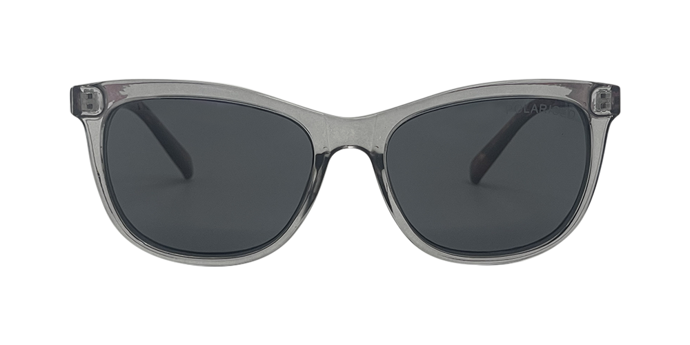 Stiletto Ariel C7 Crystal Smoke w Brown Gold Stripe / Smoke Polarised Lenses
