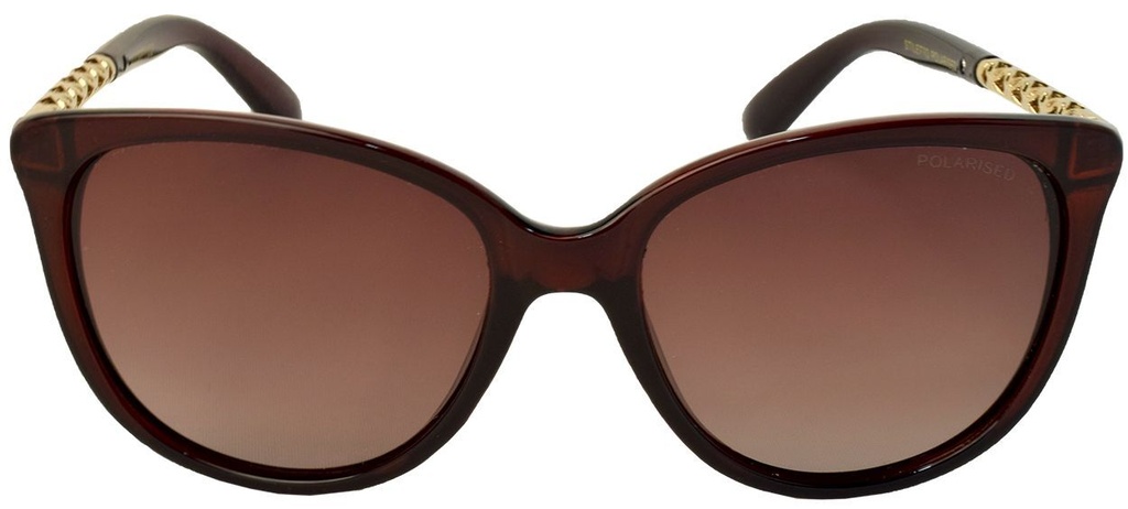 Stiletto Audrey C2 Crystal Dark Brown / Brown Gradient Polarised Lenses