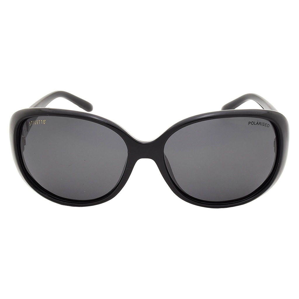 Stiletto Ava C1 Shiny Black / Smoke Polarised Lenses