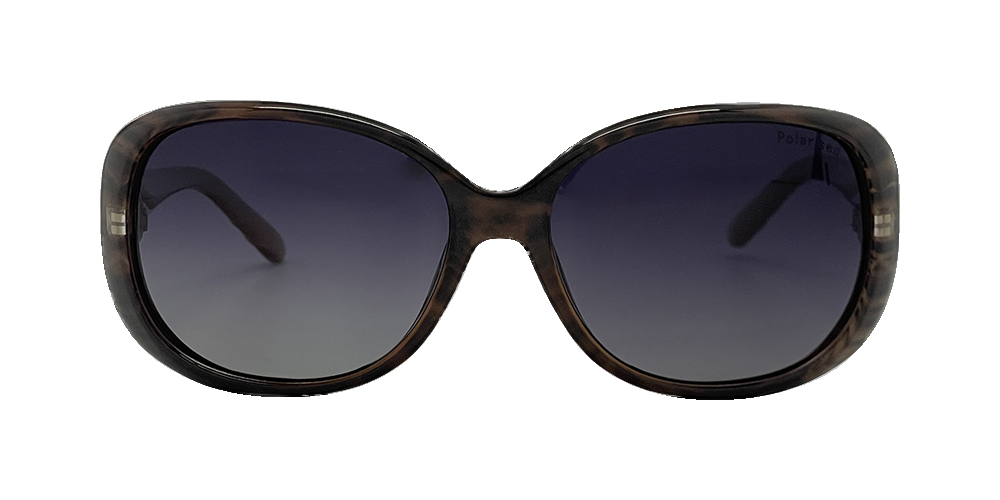 Stiletto Ava C4 Crystal w Gold Stripe / Smoke Gradient Polarised Lenses