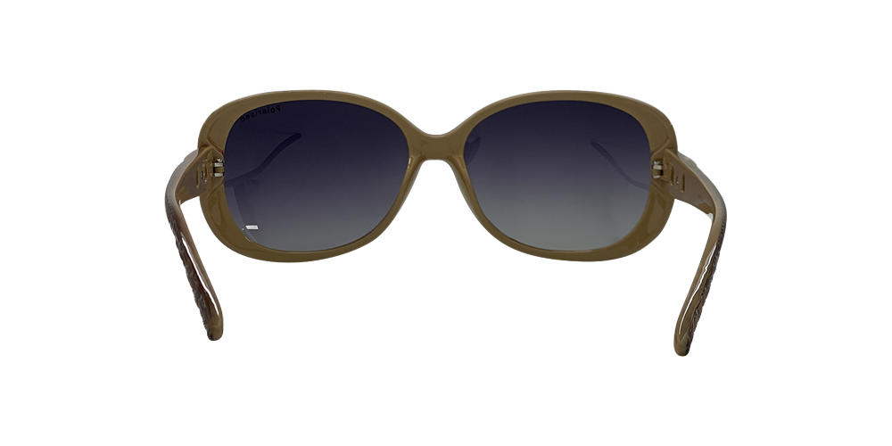 Stiletto Ava C4 Crystal w Gold Stripe / Smoke Gradient Polarised Lenses