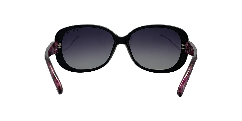 Stiletto Ava C5 Shiny Black w Demi Purple / Smoke Gradient Polarised Lenses