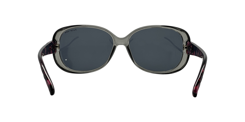 Stiletto Ava C7 Crystal Smoke w Brown Gold Stripe / Smoke Polarised Lenses