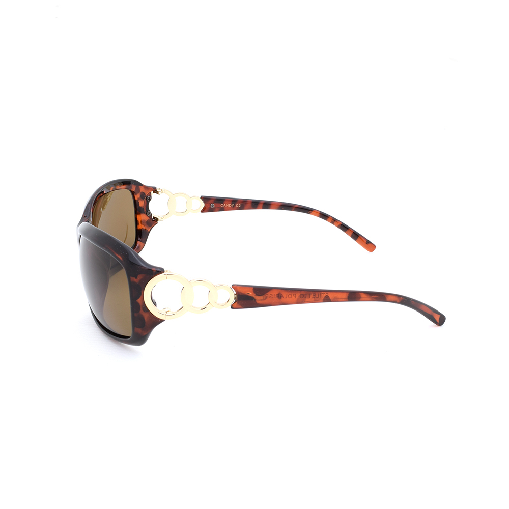 Stiletto Candy C2 Crystal Dark Brown / Brown Polarised Lenses