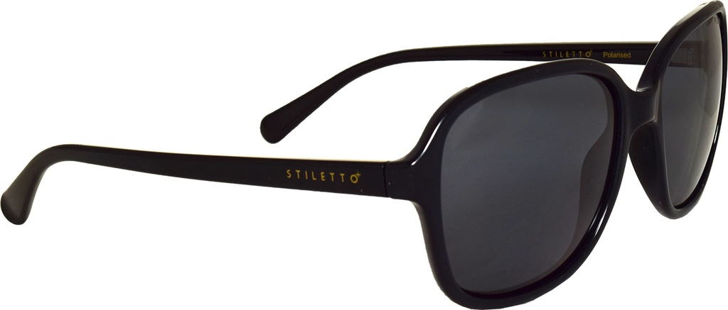 Stiletto Carolyn C1 Black / Smoke Polarised Lenses