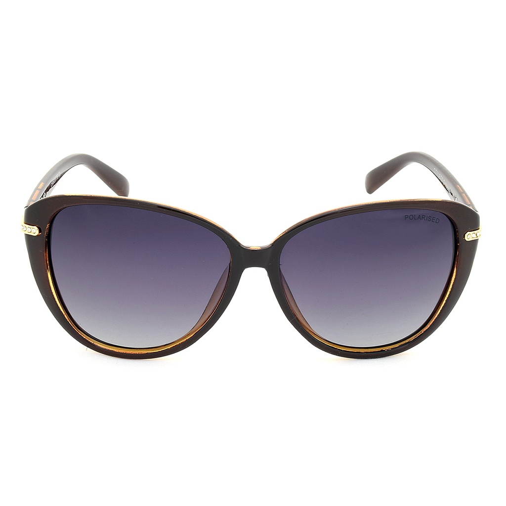 Stiletto Charlotte C3 Crystal Dark Brown / Brown Gradient Smoke Polarised Lenses