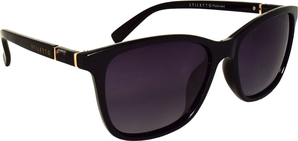 Stiletto Emma C1 Black / Smoke Gradient Polarised Lenses