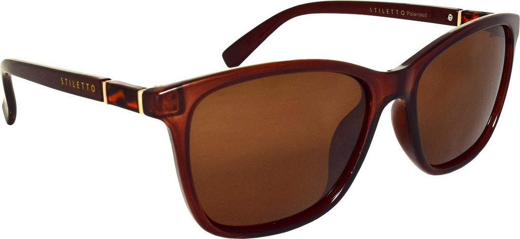 Stiletto Emma C3 Crystal Dark Brown / Brown Polarised Lenses