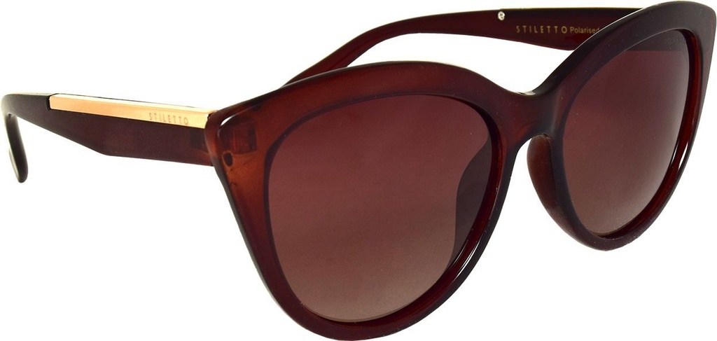 Stiletto Gabby C2 Crystal Dark Brown / Brown Gradient Polarised Lenses