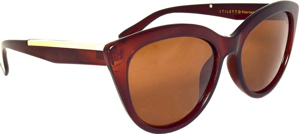 Stiletto Gabby C3 Crystal Dark Brown / Brown Polarised Lenses