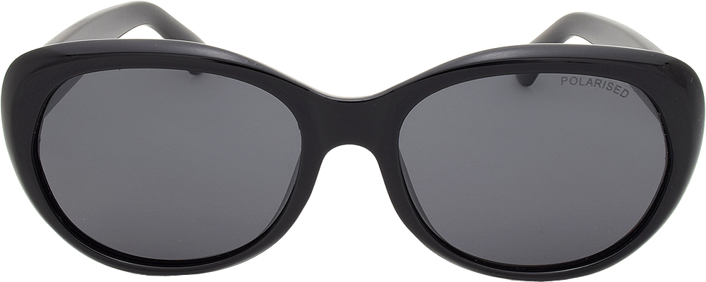 Stiletto Jackie C1 Shiny Black / Smoke Polarised Lenses
