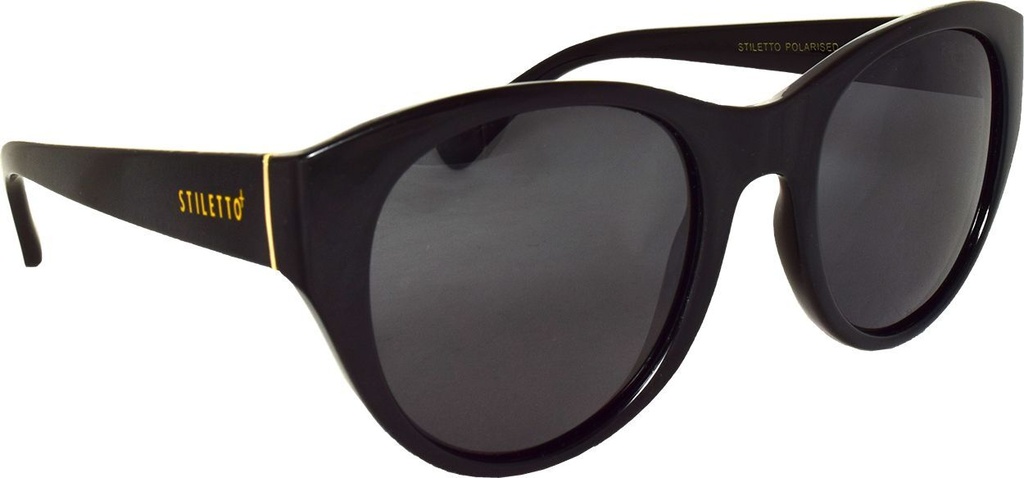 Stiletto Kaylee C1 Black / Smoke Polarised Lenses
