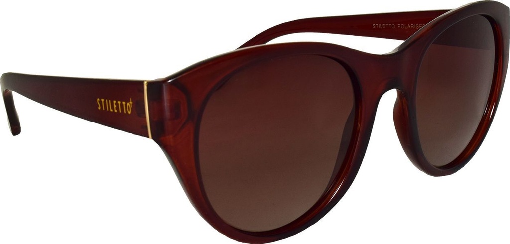 Stiletto Kaylee C2 Crystal Dark Brown / Brown Gradient Polarised Lenses
