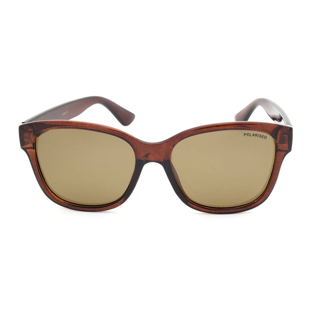 Stiletto Luna C2 Crystal Dark Brown / Brown Polarised Lenses