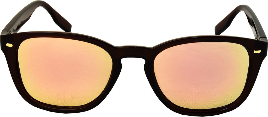 Stiletto Zoe C7 Crystal Dark Brown Light Gold / Pink Revo Polarised Lenses