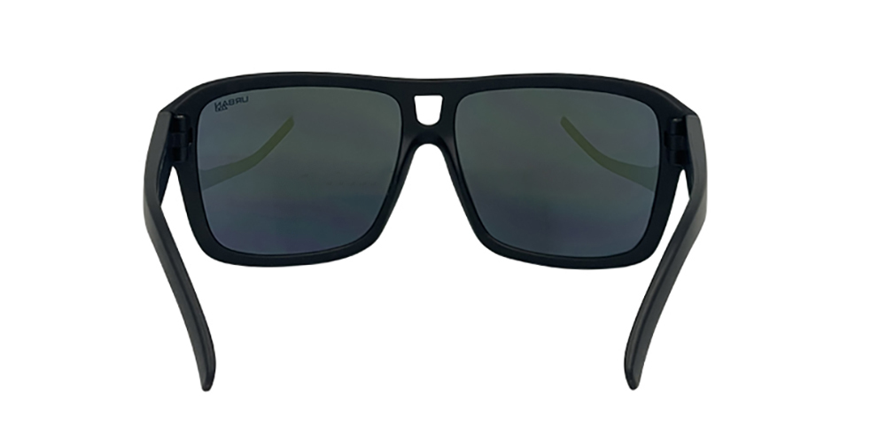 Urban Zoo Crosstown C12 Matte Black / Smoke w Blue Revo Lenses