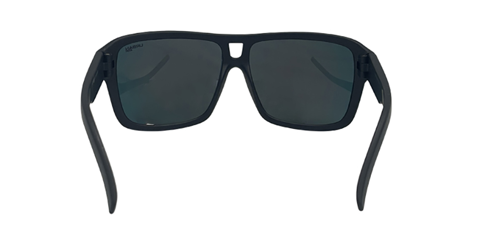 Urban Zoo Crosstown C13 Matte Black / Smoke w Red Revo Lenses