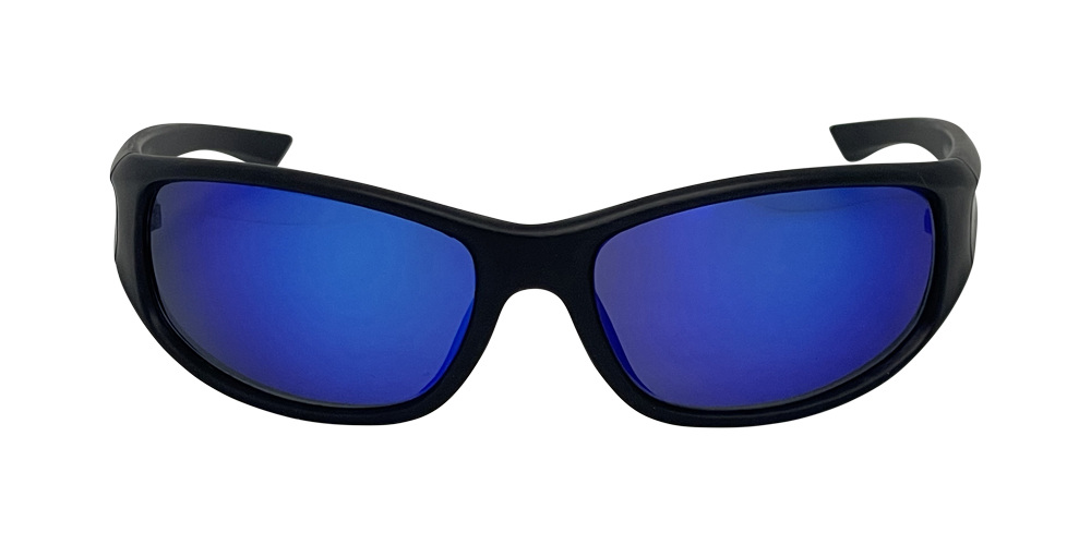 Urban Zoo Hit Up C12 Matte Black / Smoke w Blue Revo Lenses
