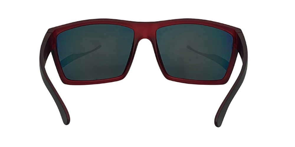 Urban Zoo Hoodlum C13 Matte Black w Matte Crystal Red Interior / Red Revo Lenses
