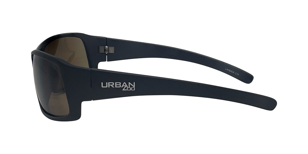 Urban Zoo Layback C14 Matte Black / Brown Lenses