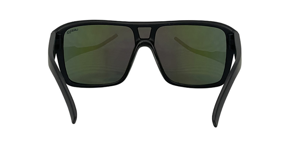 Urban Zoo Quantum C21 Matte Black / Smoke w Green Revo Lenses