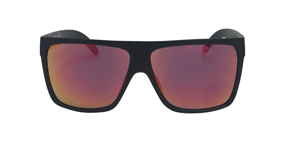 Urban Zoo Showtime C13 Matte Black / Red Revo Lenses