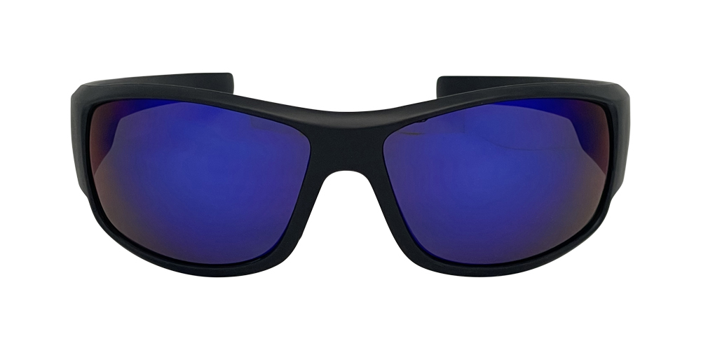 Urban Zoo Spider C12 Matte Black / Smoke w Blue Revo Lenses