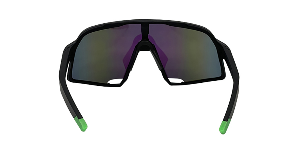 Urban Zoo Sumatra C21 Matte Black / Smoke w Green Revo Lenses