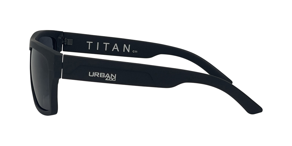 Urban Zoo Titan C11 Matte Black / Smoke Lenses
