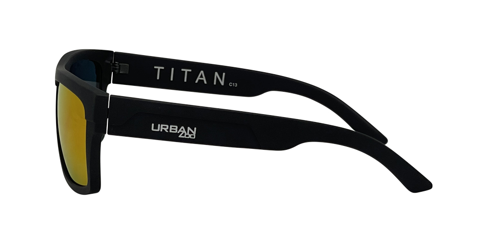 Urban Zoo Titan C13 Matte Black / Black Red Revo Lenses