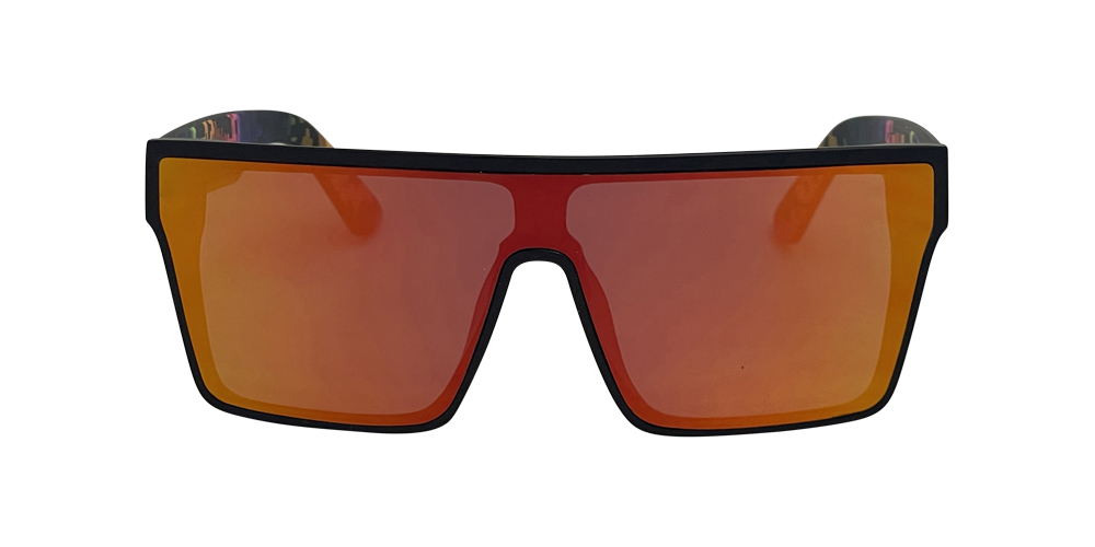 Urban Zoo What You Need C13 Matte Black / Smoke w Red Revo Lenses