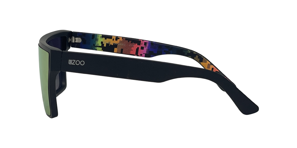 Urban Zoo What You Need C13 Matte Black / Smoke w Red Revo Lenses