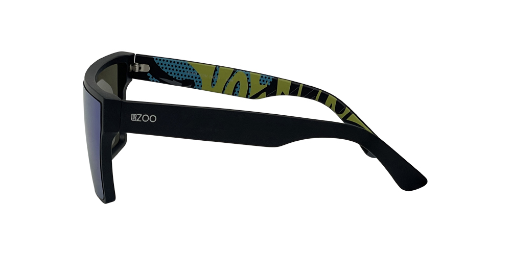 Urban Zoo What You Need C18 Matte Black / Smoke w Ice Blue Revo Lenses