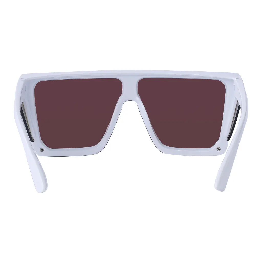 Mangrove Jacks Heatwave C8 Shiny White / Ice Blue Revo Polarised Lenses