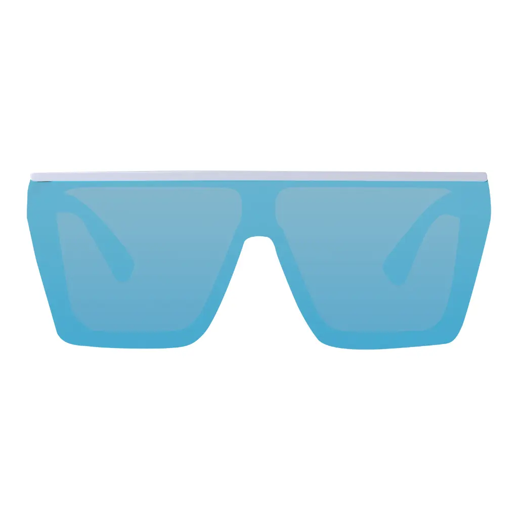 Mangrove Jacks Heatwave C8 Shiny White / Ice Blue Revo Polarised Lenses