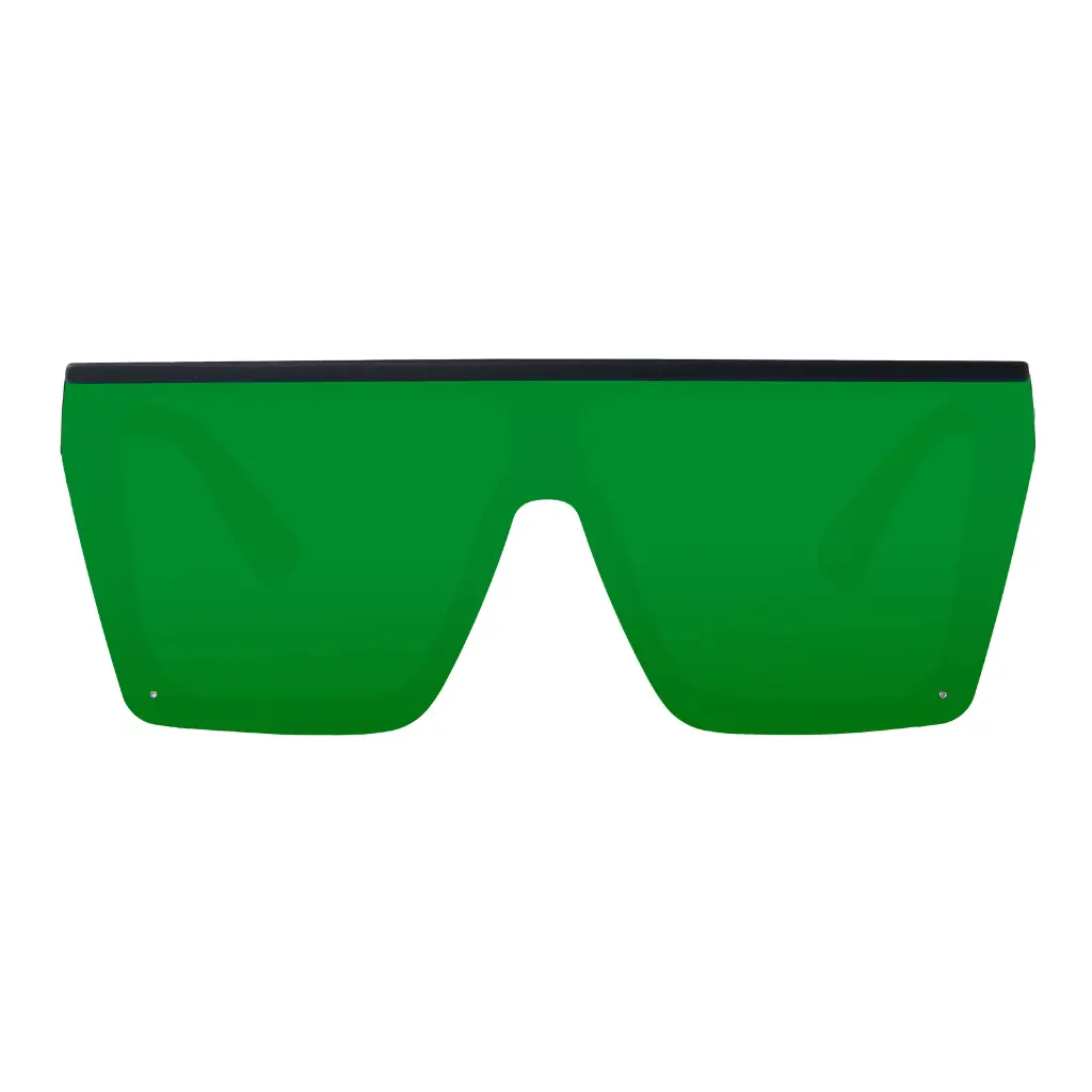 Mangrove Jacks Heatwave C11 Matte Black / Green Revo Polarised Lenses