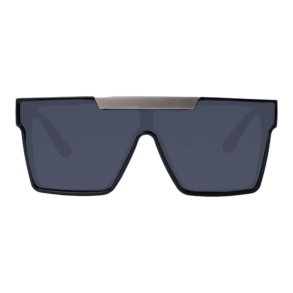 Mangrove Jacks Revolution C1 Shiny Black w Shiny Silver / Smoke Polarised Lenses