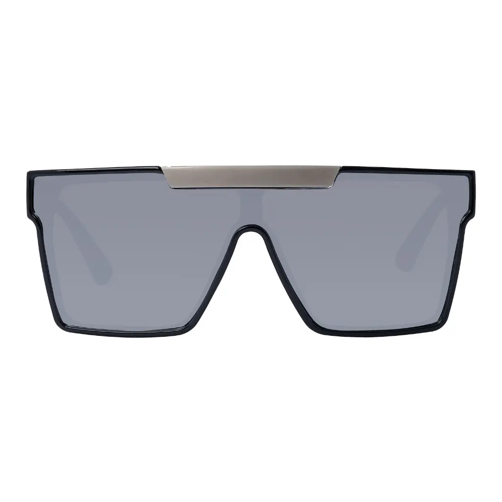 Mangrove Jacks Revolution C5 Shiny Black w Shiny Silver / Silver Flash Mirror Polarised Lenses