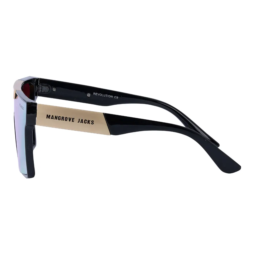 Mangrove Jacks Revolution C9 Shiny Black w Shiny Gold / Pink Revo Polarised Lenses