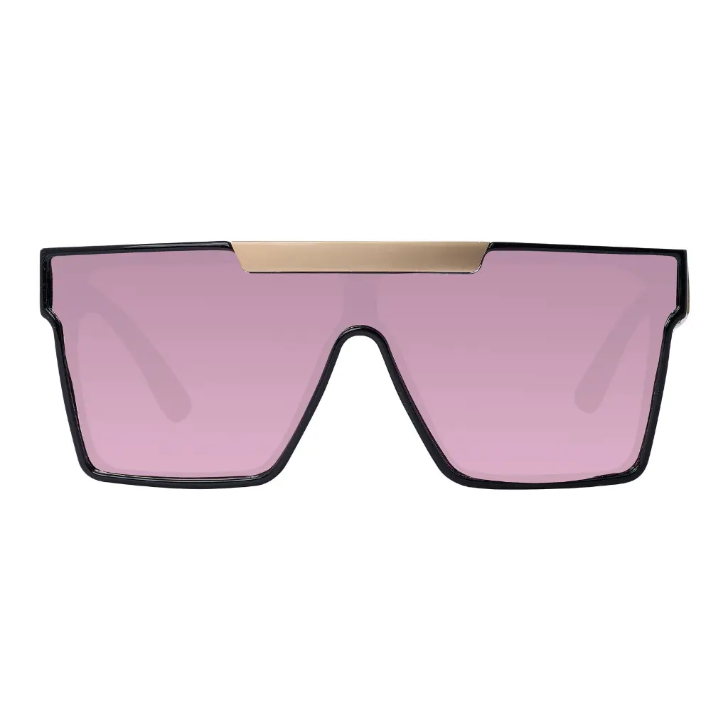 Mangrove Jacks Revolution C9 Shiny Black w Shiny Gold / Pink Revo Polarised Lenses