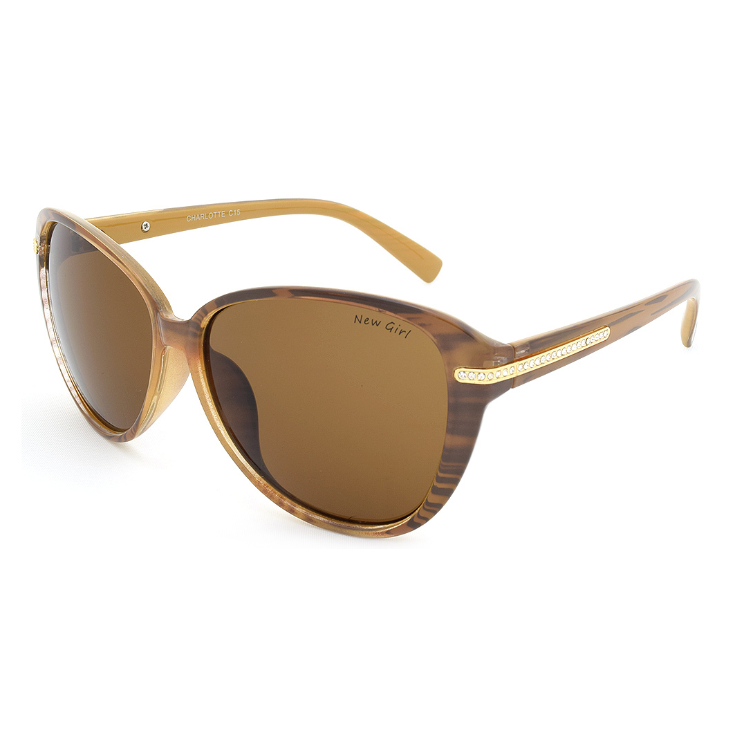New Girl Charlotte C15 Crystal / Brown Lenses