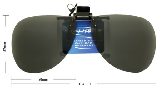 [9340457015099] Stalkers Flip Ups Aviator Gunmetal Frame / Smoke Polarised Lenses
